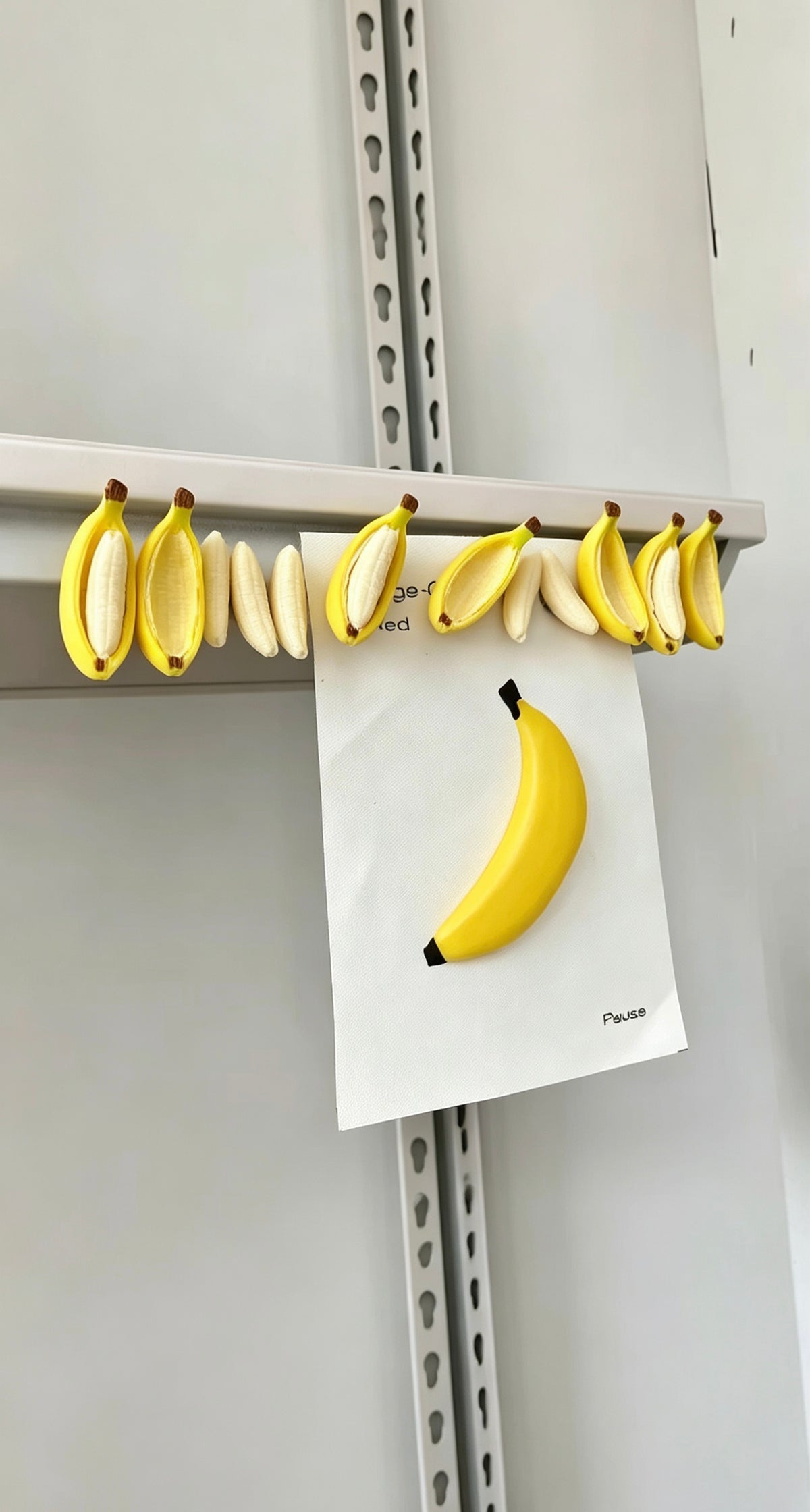 [3-Pack] Peel Me!— Banana Peel & Fruit Magnet Set – 2-Piece Realistic Fridge Magnets – Fun Stress Relief & Sensory Toy 🍌