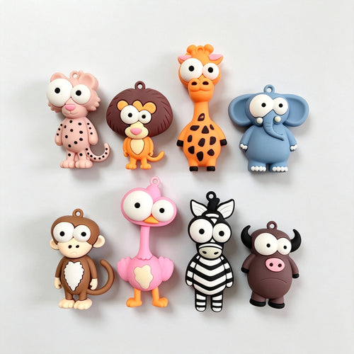 [8-Pack] Cute Cartoon Animal Fridge Magnets – Fun & Quirky Decorative Magnets, 8-Piece Set for Kitchen, Home & Office