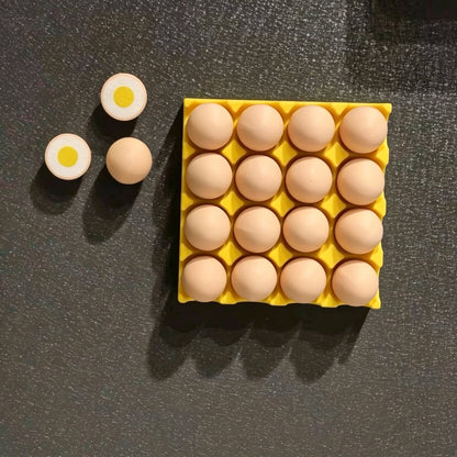 Egg Holder Refrigerator Magnet Sticker, Self-Adhesive Magnetic Photo Memo Paper, Perfect for Instant Photos and Notes, Convenient Kitchen Accessory, Photo Magnets, Fridge Magnet, Magnetic Item