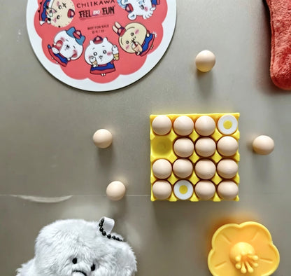 Egg Holder Refrigerator Magnet Sticker, Self-Adhesive Magnetic Photo Memo Paper, Perfect for Instant Photos and Notes, Convenient Kitchen Accessory, Photo Magnets, Fridge Magnet, Magnetic Item
