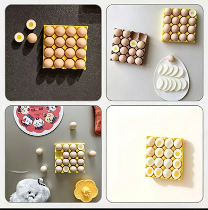 Egg Holder Refrigerator Magnet Sticker, Self-Adhesive Magnetic Photo Memo Paper, Perfect for Instant Photos and Notes, Convenient Kitchen Accessory, Photo Magnets, Fridge Magnet, Magnetic Item