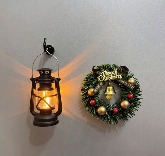 Mini Christmas Wreath Fridge Magnets – Festive Holiday Decor